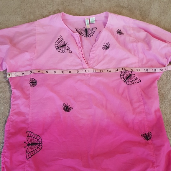 Bill Blass Top/Shirt/Blouse. Pink Ombre. Sz Sm. - Picture 4 of 8